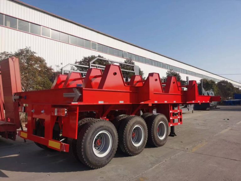 Best Selling 4-Axle Container Transport Semi-Trailer