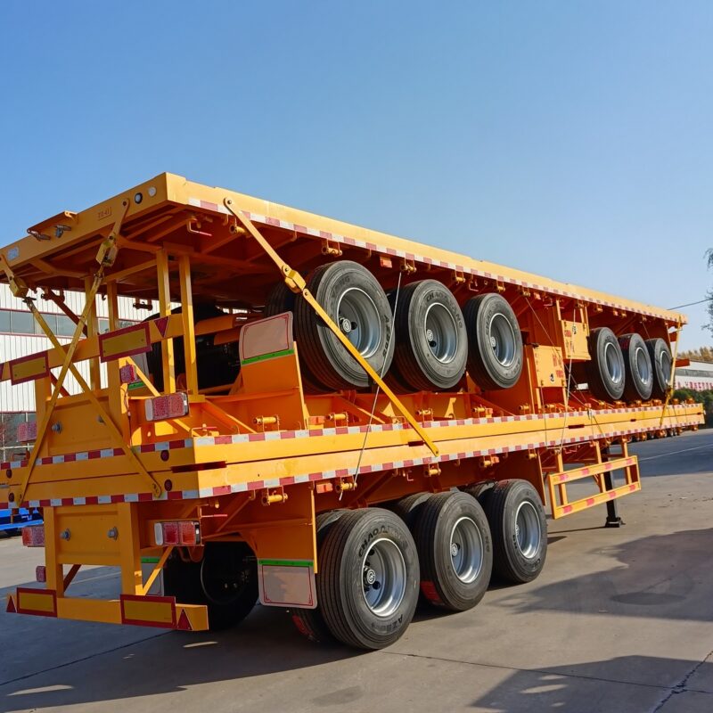 3 axle flat transport semitrailer - Image 3