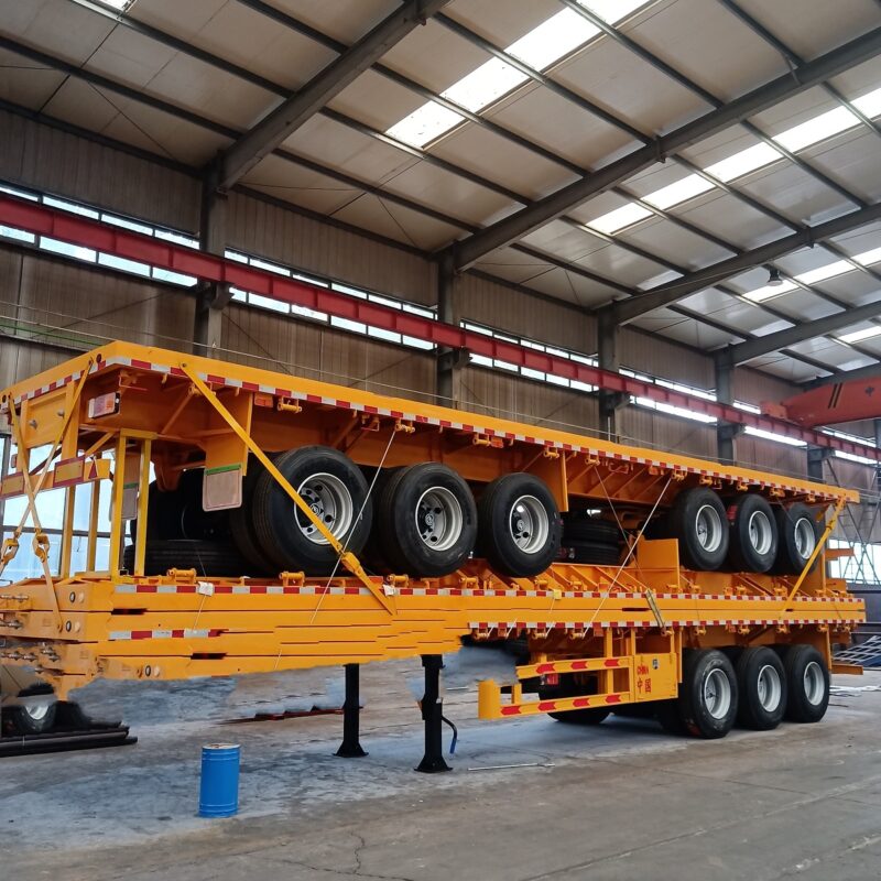 3 axle flat transport semitrailer - Image 4