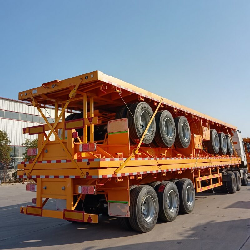 3 axle flat transport semitrailer - Image 9