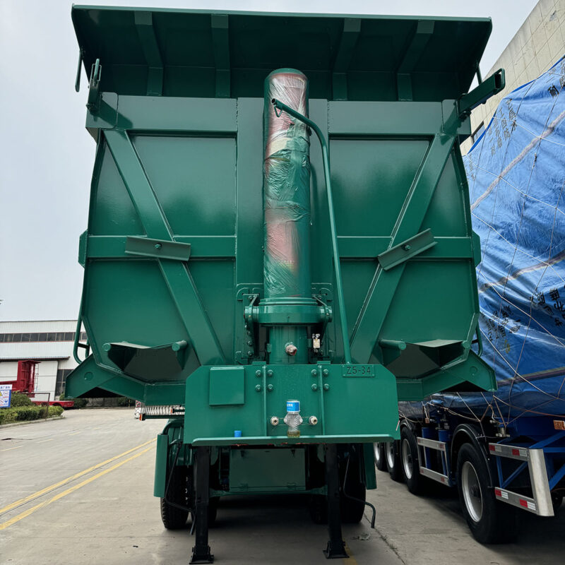 Green rear dump truck - Image 3