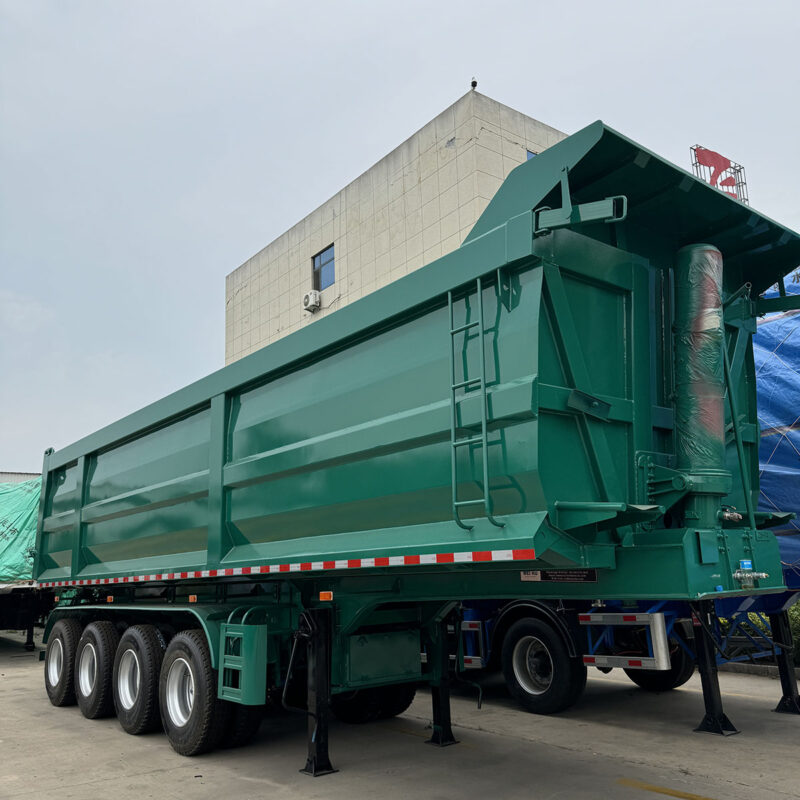 Green rear dump truck - Image 4