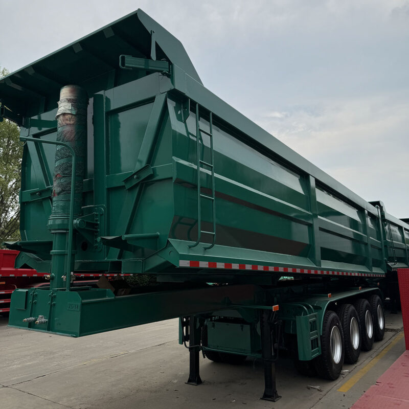 Green rear dump truck - Image 5