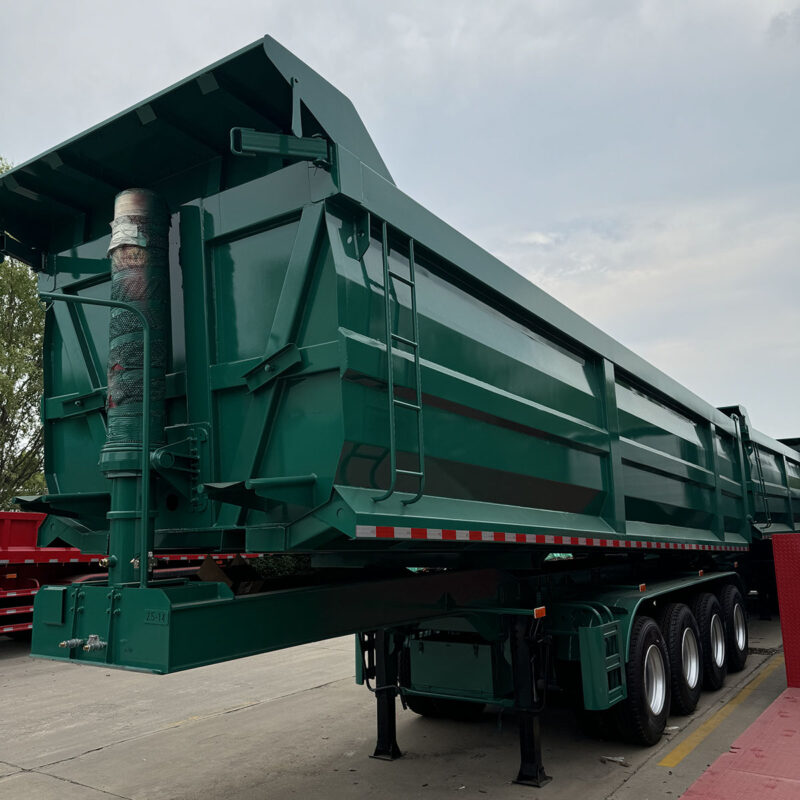 Green rear dump truck - Image 6