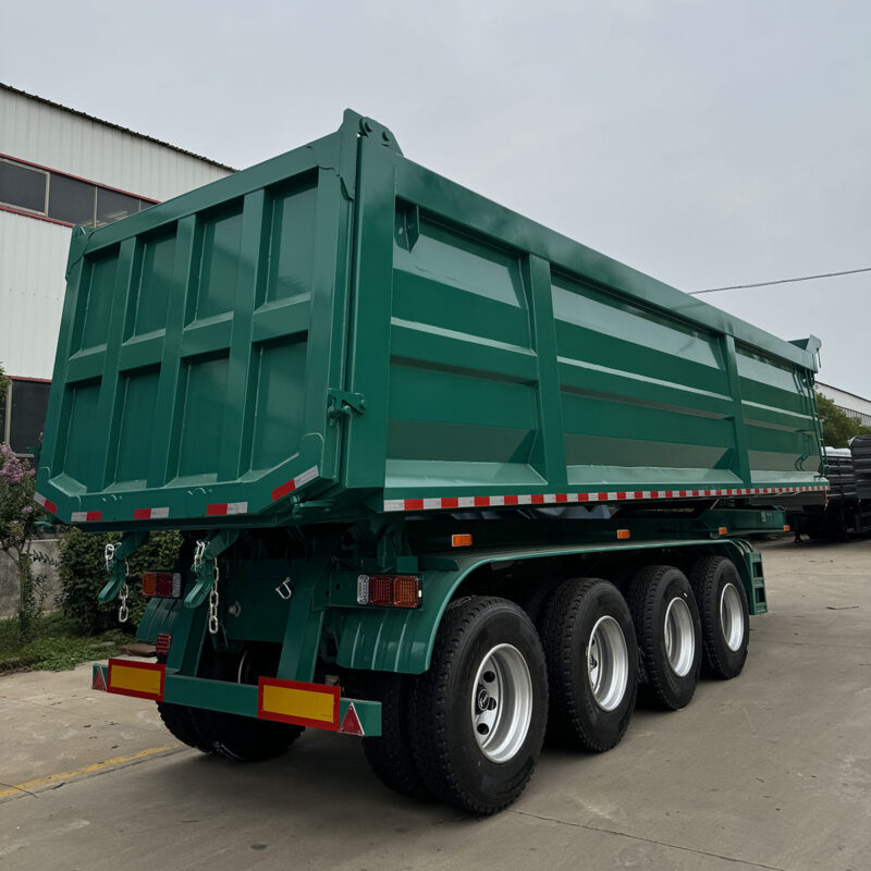 Green rear dump truck - Image 7