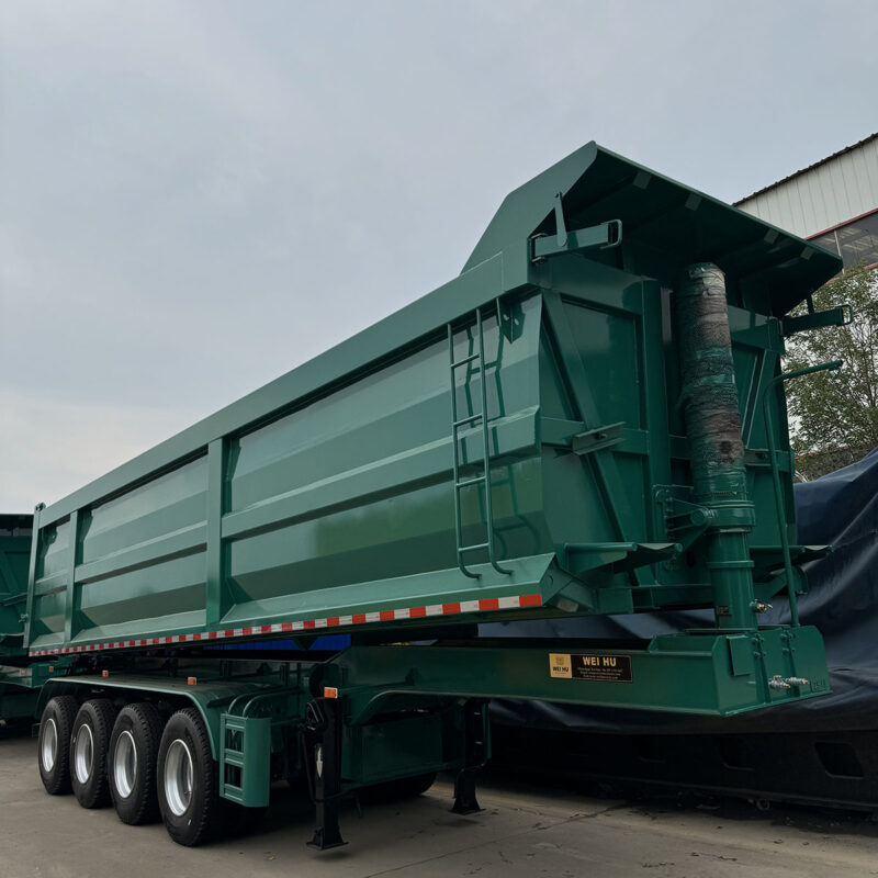 Green rear dump truck - Image 8