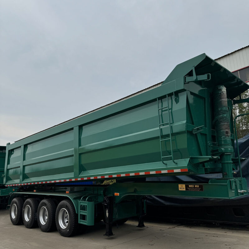 Green rear dump truck - Image 9