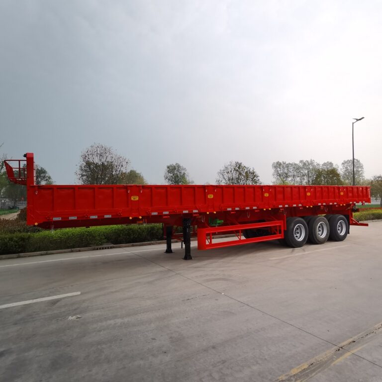 Key Advantages of Side-Tipping Self-Discharging Semi-Trailer