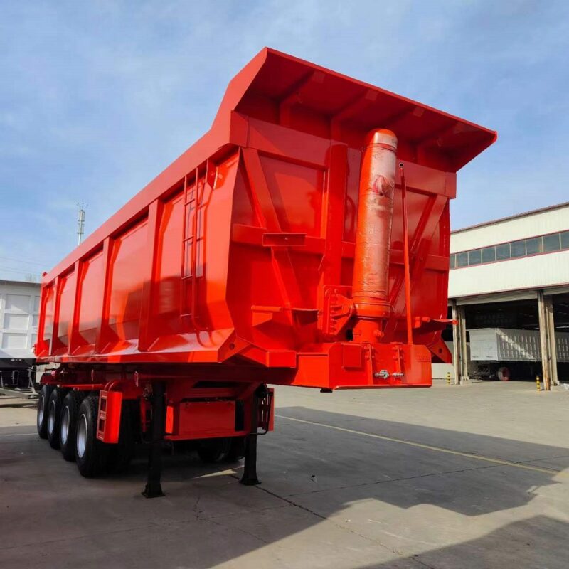 U-shaped rear tip-over semi trailer - Image 9