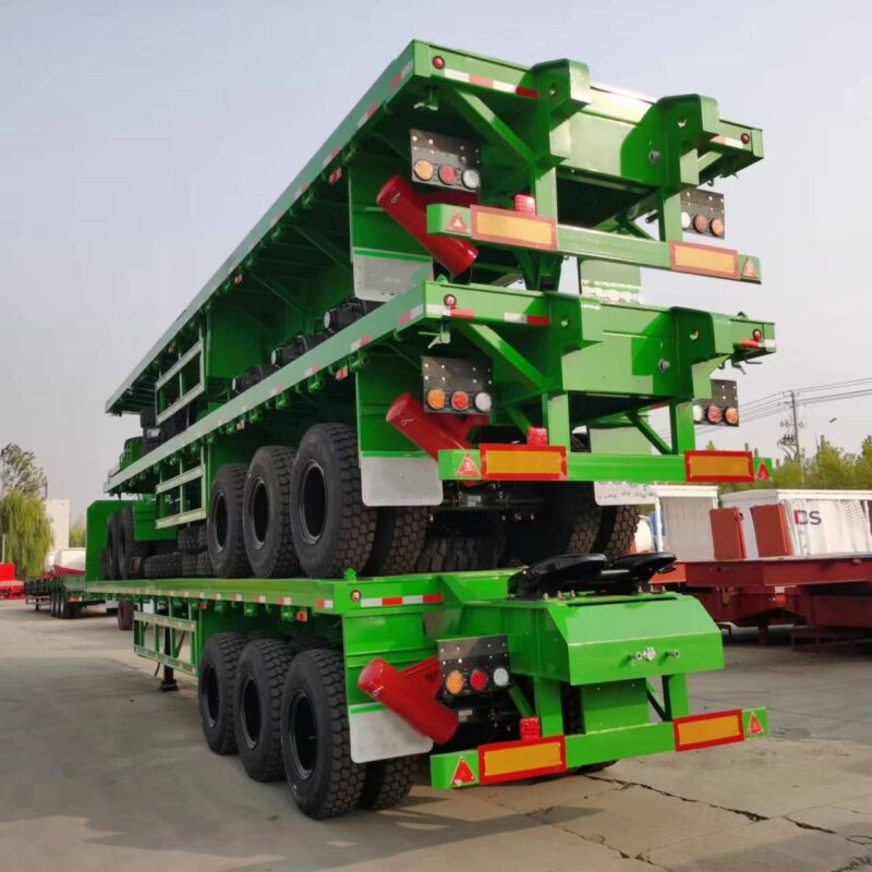 Flatbed transport semi-trailer - Image 2