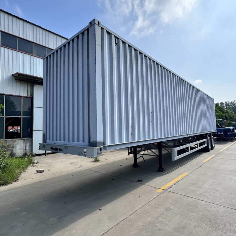 2-axle container semi-trailer