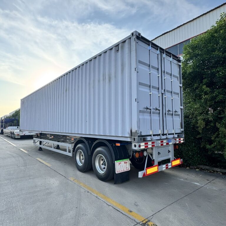Mainstream specifications of semi-trailer for container transportation
