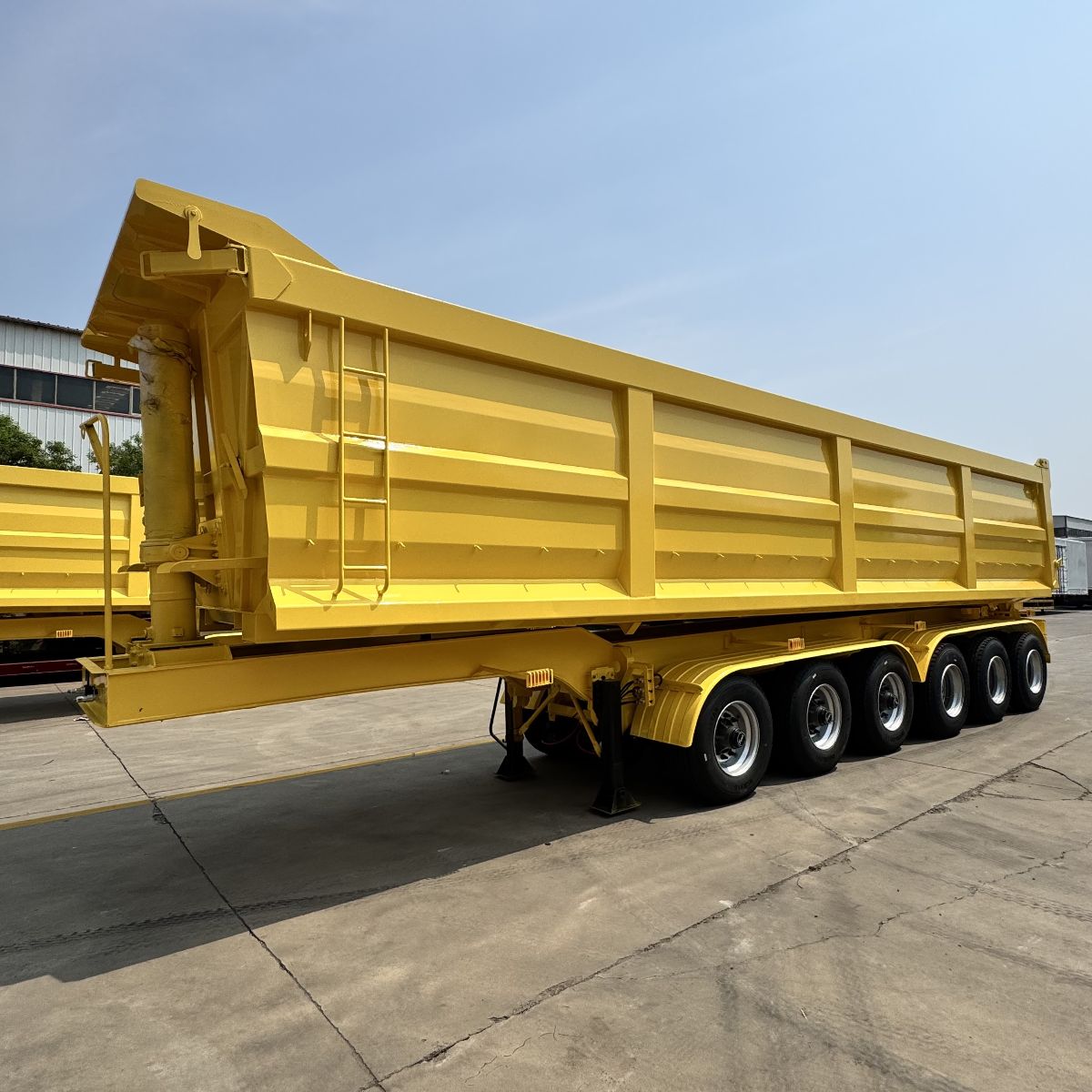 6-axle rear-dump semi-trailer