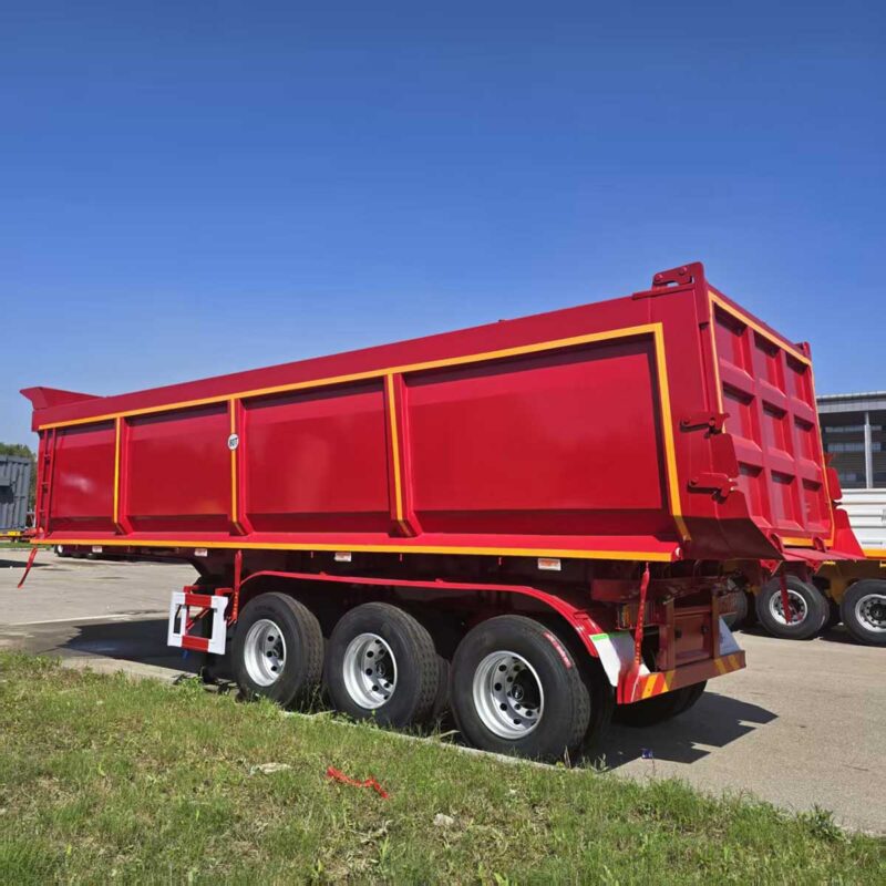 3-Axle U-Type Rear Flip Dump Truck