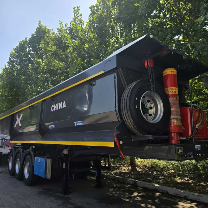 3-Axle U-Type Rear Flip Dump Truck