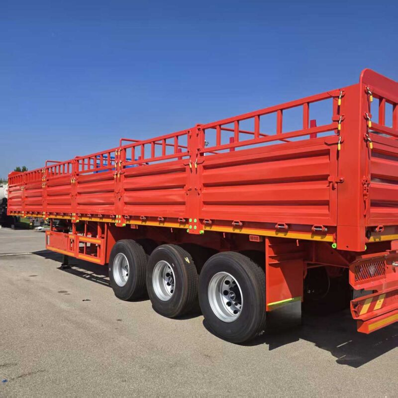 3-axle container semi-trailer
