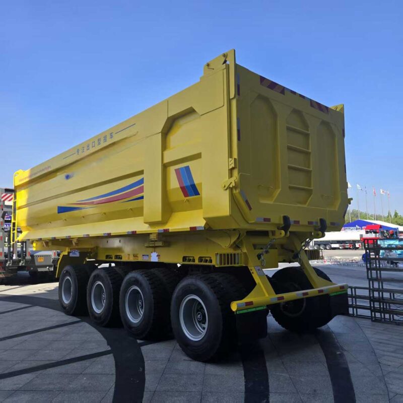 4-axis U-shaped rear dump truck