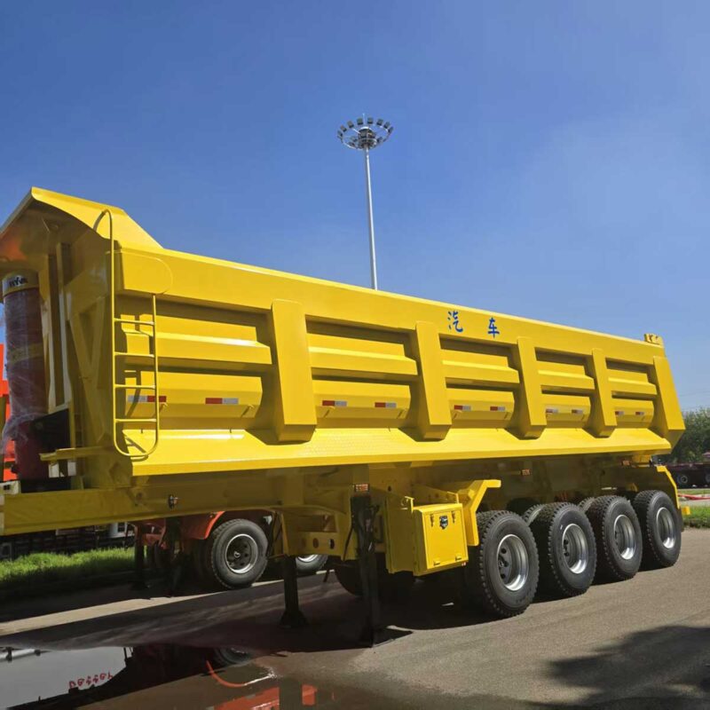 4-axis rear dump truck