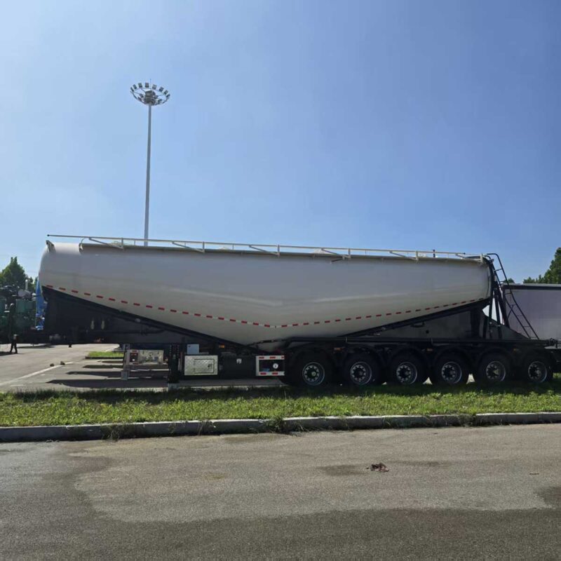 6-axle powder material tank semi-trailer