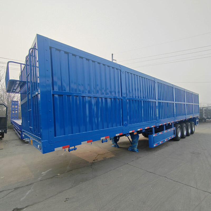4-axis rollover semi-trailer