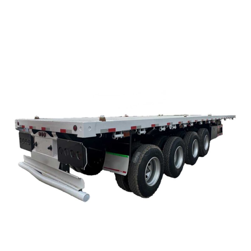 4-axis container flatbed semi-trailer