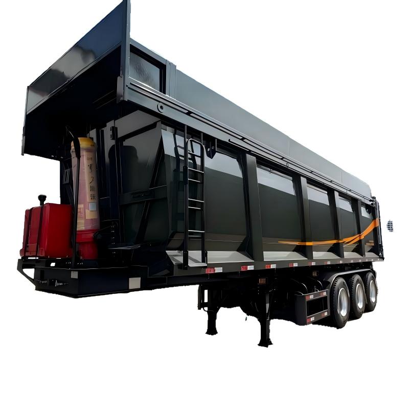 3-axis U-shaped rear dump semi-trailer