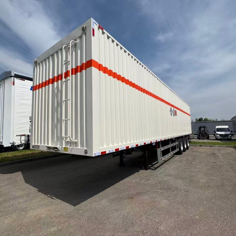 3-axle container semi-trailer