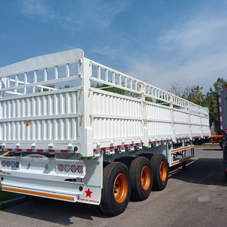 Customized flower basket semi-trailer exported to Australia successfully offline and shipped